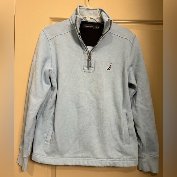 Nautica Men’s Half-Zip Pullover Sweatshirt | Size Small - Picture 2 of 10
